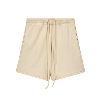 Short Terry Sweatpants Trendy Brand Loose All-Match Sports Shorts Drawstring Five Points Pants