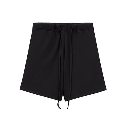 Short Terry Sweatpants Trendy Brand Loose All-Match Sports Shorts Drawstring Five Points Pants