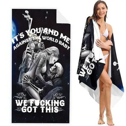 Creative Printing Microfiber Beach Towel