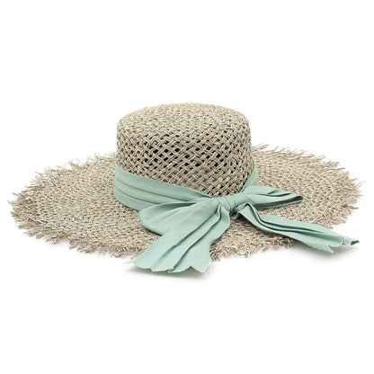 Seaside Beach Hat British Raffia Hat Summer Vacation Sun Protection Sun Hat