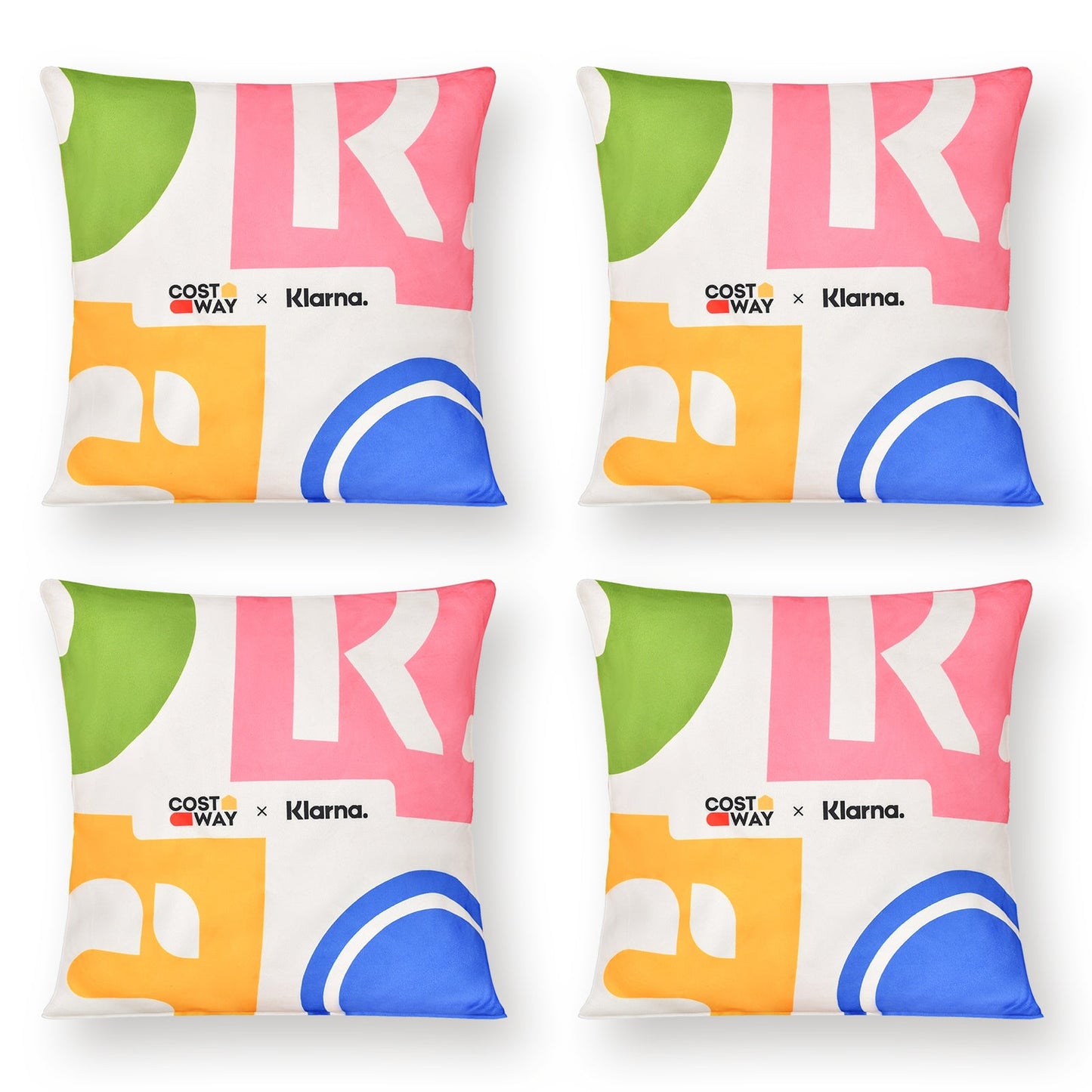 18 x 18 Inch Inches Square Throw Pillows with Removable and Washable Velvet Pillow Cases