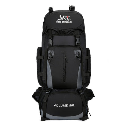90L Large Capacity Lightweight Backpack For Men And Women, Outdoor Hiking Bag, Waterproof Hiking Bag, Tourist Work Bag
