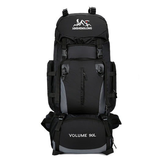 90L Large Capacity Lightweight Backpack For Men And Women, Outdoor Hiking Bag, Waterproof Hiking Bag, Tourist Work Bag