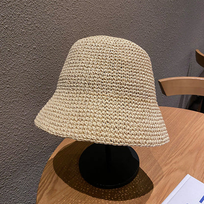 Women's Summer Thin Beach Sun-proof Straw Hat