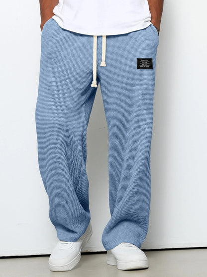 Men's Spring And Autumn Fashion Brand Loose Drooping Straight Exercise Casual Pants
