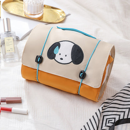 Cartoon Puppy Four-in-one Cosmetic Portable Large Capacity Travel Buggy Bag