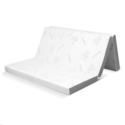 4 Inch Tri-fold Cooling Gel Memory Foam Mattress
