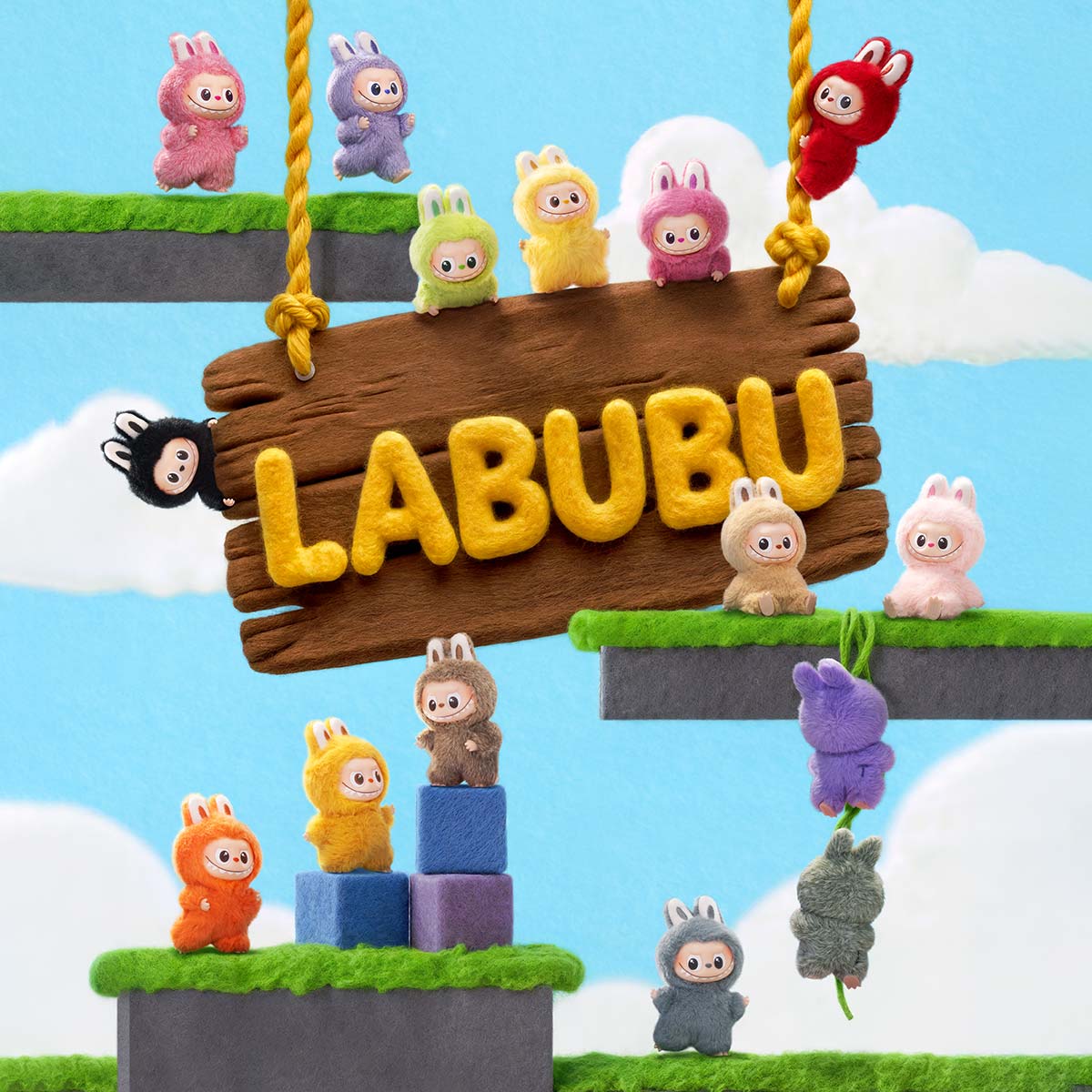 [CHOOSE YOUR LETTERS OPTION!] [IN STOCK] POPMART Labubu Pin for Love