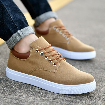 Korean Breathable Men's Casual Canvas Sport Shoes Sneakers
