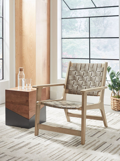 Jameset - Accent Chair - Taupe