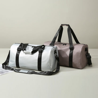Simple Solid Color Travel Large Capacity Swimming Gym Bag