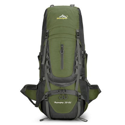 New Outdoor Sports Mountaineering Bag 70 Liters Large Capacity Backpack Hiking Camping Bag Travel Backpack
