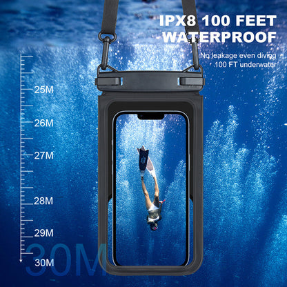Double Compartment Phone Waterproof Bag For Beach Swimming