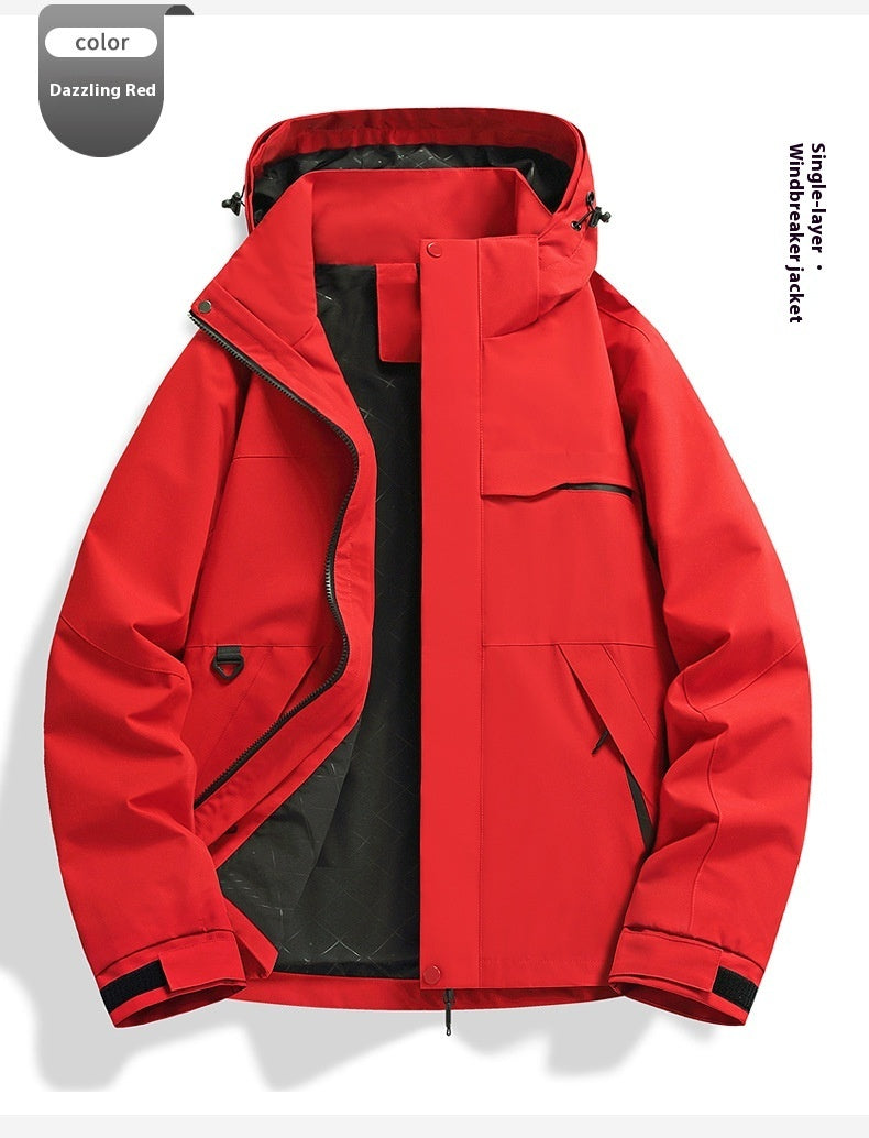 Spring And Autumn New Single Layer Shell Jacket Windproof Waterproof Outdoor Sports Cycling Clothing