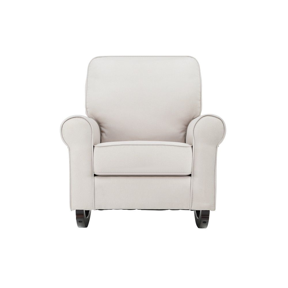Elvin - Rocking Chair - Beige Fabric
