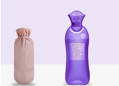 Silicone Hot Water Bottle Simple Hot Water Bottle Outdoor Dormitory Hand Warmer Warm Water Bag