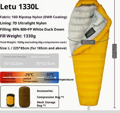 Outdoor Camping Ultra Light Down Sleeping Bag