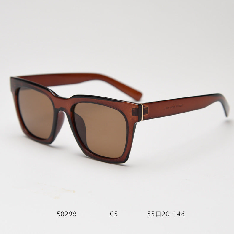 Box TR90 Polarized Sun Glasses Trendy Fashionable Man Female Online Influencer