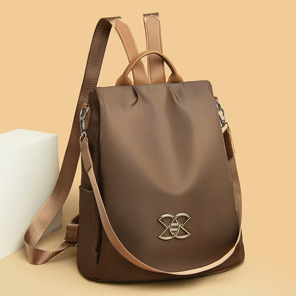 Oxford Cloth Backpack Women's Large Capacity Travel Bag
