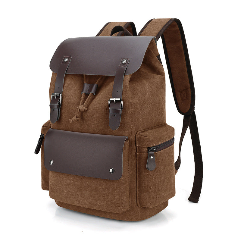 Drawstring Backpack Retro Canvas Personality