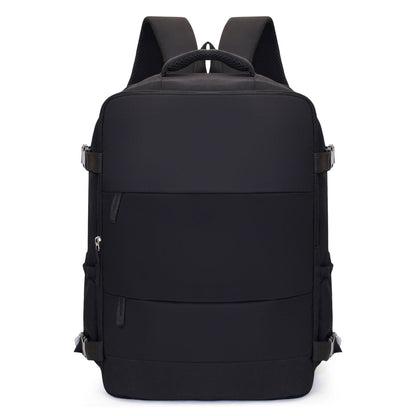 Women's Large Capacity Lightweight Multi-purpose Solid Color Travel Backpack