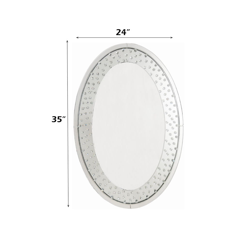 Nysa - Accent Decor - Mirrored & Faux Crystals