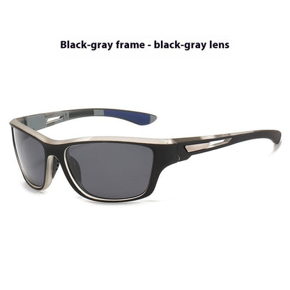 Fashion Sports Night Vision Glasses For Men Polarized Cycling Sunglasses Sun-shade