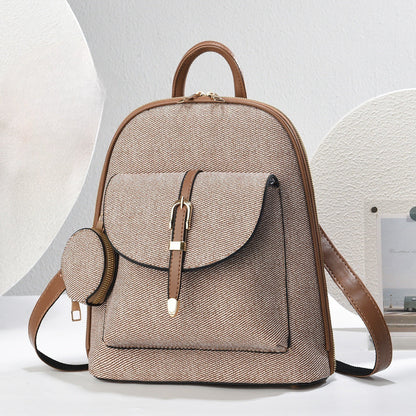 Multi-functional One-shoulder Ladies Travel Backpack Crossbody