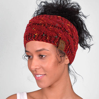 3-Pack: Assorted Colors Women's Knit Winter Headband Ear Warmer