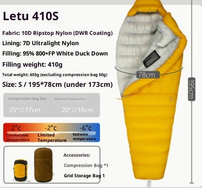 Outdoor Camping Ultra Light Down Sleeping Bag