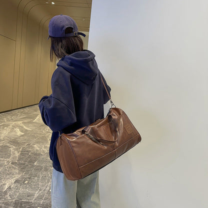 Men's Retro High-Capacity Fashionable Shoulder Organizer Bag