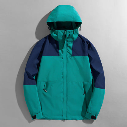 Men's High Waterproof Three-in-one Shell Jacket