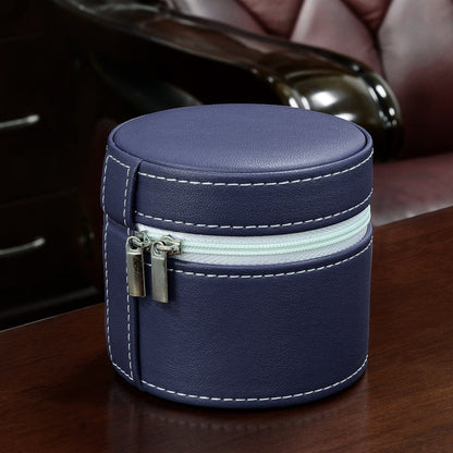 Portable Minimalist Leather Travel Watch Organizer