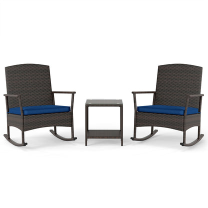 3 Piece Patio Rocking