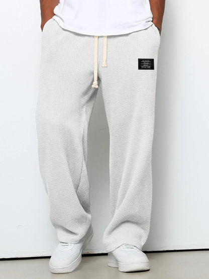 Men's Spring And Autumn Fashion Brand Loose Drooping Straight Exercise Casual Pants