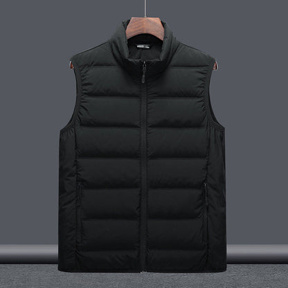 Thickened Down Jacket Stand-Up Collar Lightweight Couples Vest Outerwear