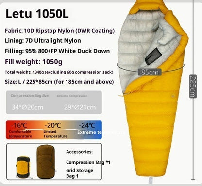 Outdoor Camping Ultra Light Down Sleeping Bag