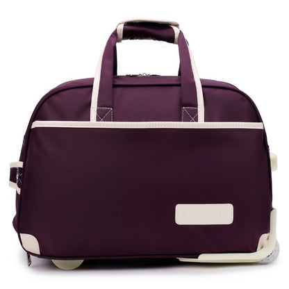 Oxford Pull Rod Nylon Waterproof Large Capacity Travel Bag