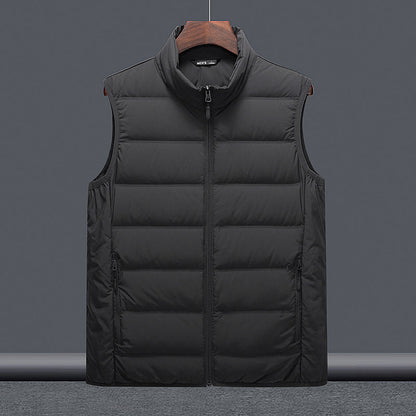 Thickened Down Jacket Stand-Up Collar Lightweight Couples Vest Outerwear