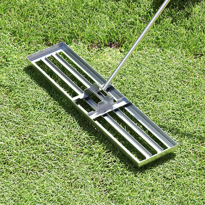 42 x 10 Inch Lawn Leveling Rake with Ergonomic Handle