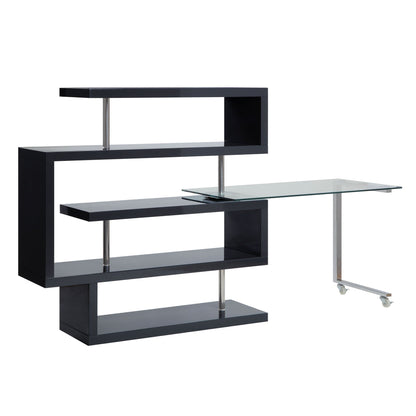 Buck II - Writing Desk With Bookshelf