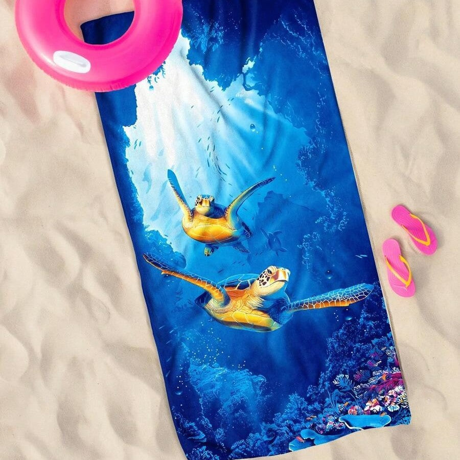 Creative Printing Quick-drying Microfiber Beach Towel