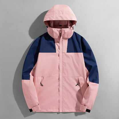 Men's High Waterproof Three-in-one Shell Jacket
