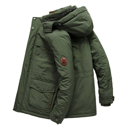 Thick Loose Young Brown Cotton Clothes