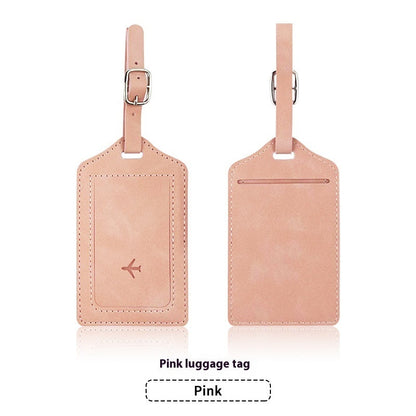 PU Leather Anti-magnetic Passport Holder Luggage Tag Suit