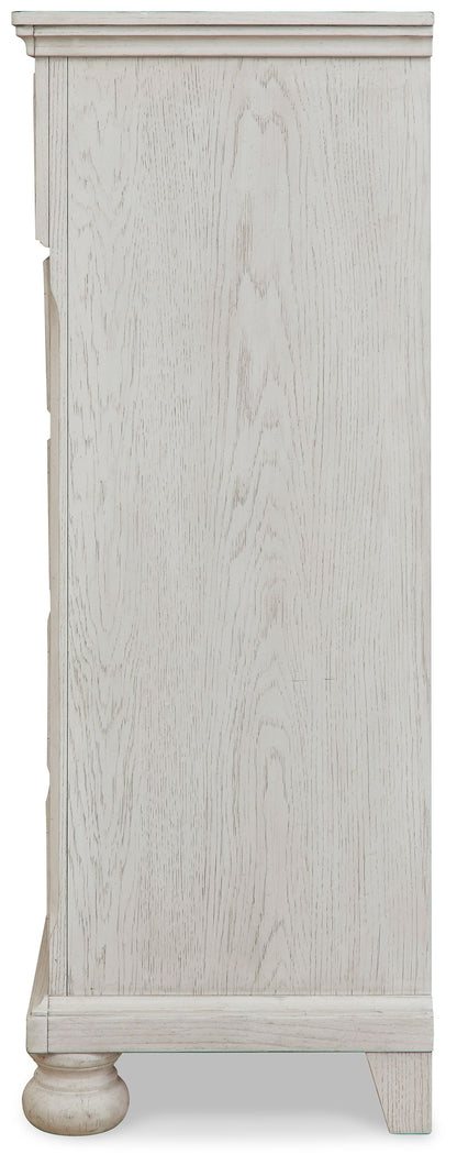 Robbinsdale - Five Drawer Chest - Youth - Antique White