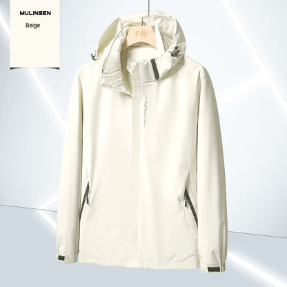 Men's And Women's Waterproof Windproof Jacket Live Jacket Jacket Printable