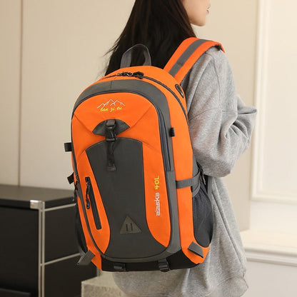 Polyester Men's Outdoor Mountaineering Bag Large Capacity Backpack