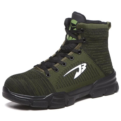 Men's Winter Safety Work Boots - Steel Toe Waterproof Insulated Construction Boots