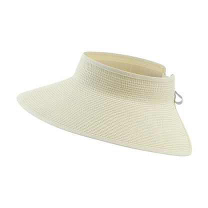 Wide Brim Beach Horse Tail Women's Foldable Sun Hat